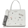 image:imageKARL LAGERFELD Womens Maybelle Pins SatchelSilver