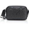 image:imageKARL LAGERFELD Womens Maybelle Quilted Logo CrossbodyBlackSilver