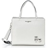 image:imageKARL LAGERFELD Womens Maybelle SatchelPearlSilver