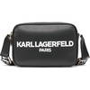 image:imageKARL LAGERFELD Womens Maybelle Solid Crossbody With LogoBlack
