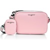 image:imageKARL LAGERFELD Womens Maybelle Solid Crossbody With Small PouchPoweder Blush