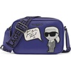 image:imageKARL LAGERFELD Womens Maybelle in Paris CrossbodyBlackSeaDiva Blue