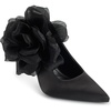 image:imageKARL LAGERFELD Womens Savie Evening Fabric FlowersBlack