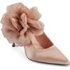 image:imageKARL LAGERFELD Womens Savie Evening Fabric FlowersBlush