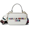 image:imageKARL LAGERFELD Womens Simone Camera Crossbody With LogoWhiteStone