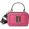 image:imageKARL LAGERFELD Womens Simone Solid Top Zip CrossbodyFuchsia