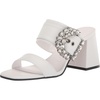 image:imageKARL LAGERFELD Womens Sylvie Ornamented Dress SandalBright White