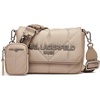 image:imageKARL LAGERFELD Womens Voyage Messenger Bag With Small PouchTruffle