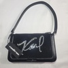 image:imageKARL LAGERFELD womens Simone Demi BagBlack Metallic