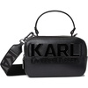 image:imageKARL LAGERFELD womens Simone Logo Satchel CrossbdoyJet Black