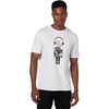 image:imageKarl Lagerfeld Mens Karl Character with Headphones Short Sleeve Crew Neck ShirtWhite