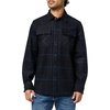 image:imageKarl Lagerfeld Mens Long Sleeve Woven Patterned Collared ShirtNavy