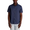 image:imageKarl Lagerfeld Mens Printed Short Sleeve Collared ShirtNavy Blazer