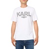 image:imageKarl Lagerfeld Mens Pullover Short Sleeve Karl Text Logo TShirtSoft White
