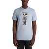 image:imageKarl Lagerfeld Mens Short Sleeve Graphic Crewneck TShirtLt Blue
