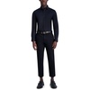 image:imageKarl Lagerfeld Mens Textured Twill Long Sleeve Dress ShirtBlack
