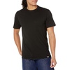 image:imageKarl Lagerfeld Paris Mens Solid TShirt with Chest Pocket CrewShirtBlack