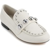 image:imageKarl Lagerfeld Paris Womens Avah Studded Faux Pearl LoafersSoft White