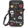 image:imageKarl Lagerfeld Paris Womens Maybelle Phone CrossbodyMultiBlack