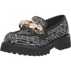 image:imageKarl Lagerfeld Paris Womens Slip on Embellished Gemsy LoaferBlackWhite