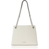 image:imageKarl Lagerfeld Paris womens Charlotte Chain ToteWinter WhiteSilver