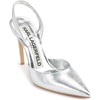 image:imageKarl Lagerfeld Womens Caslynn Slingback PumpSilver