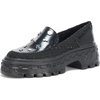 image:imageKarl Lagerfeld Womens Lylah Lug Sole Platform Loafer with PinsBlack Multi