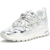 image:imageKarl Lagerfeld Womens Mabli Everyday Slip on SneakerSilverWhite