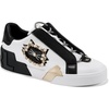 image:imageKarl Lagerfeld Womens Madisyn Slip on Sneaker with Studded Choupette DetailBright WhiteBlack