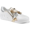 image:imageKarl Lagerfeld Womens Maude Fleur Slip on SneakerBright WhtiteSilver