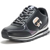 image:imageKarl Lagerfeld Womens Meade Lace Up Sneaker with Karl HeadBlackMulti