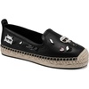 image:imageKarl Lagerfeld Womens Michaela Slip on Espadrille Sandal with PinsBlack