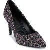 image:imageKarl Lagerfeld Womens Royale Tweed Pointed Toe Dress PumpBlackDeep Plum