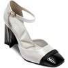 image:imageKarl Lagerfeld Womens Sapphira Closed Toe Dress HeelSoft WhiteBlack