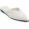 image:imageKarl Lagerfeld Womens Vyra Studded Slip on Loafer Mule with Pointed ToeSoft White