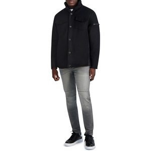 image:imageKARL LAGERFELD Mens Bomber Satin JacketBlack