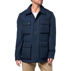 image:imageKARL LAGERFELD Mens Channel Quilted JacketNavy