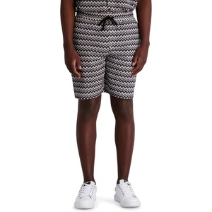image:imageKARL LAGERFELD Mens Chevron Patterned Short Sleeve ShirtLt Grey