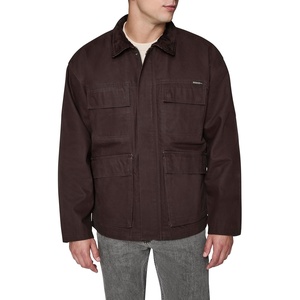 image:imageKARL LAGERFELD Mens Corduroy Collar Twill JacketBrown