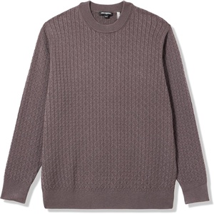 image:imageKARL LAGERFELD Mens Crewneck Long Sleeve Regular Fit Basic ShirtGrey