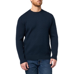 image:imageKARL LAGERFELD Mens Crewneck Long Sleeve Regular Fit Basic ShirtNavy Blazer