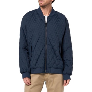 image:imageKARL LAGERFELD Mens Diamond Quilted BomberNavy