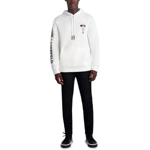 image:imageKARL LAGERFELD Mens Karl Character HoodieWhite