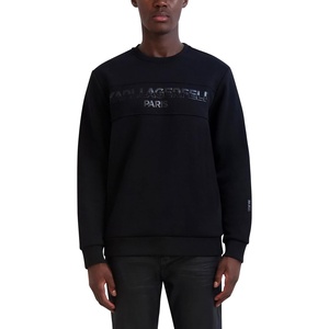image:imageKARL LAGERFELD Mens Long Sleeve Pullover Relaxed Fit SweatshirtBlack