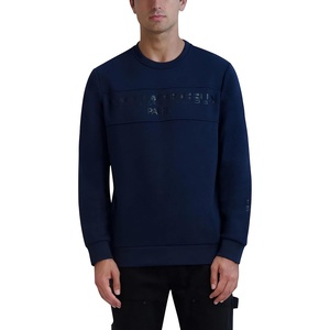 image:imageKARL LAGERFELD Mens Long Sleeve Pullover Relaxed Fit SweatshirtNavy Blazer
