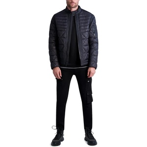 image:imageKARL LAGERFELD Mens Monogram Quilted JacketBlack