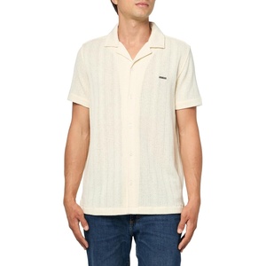 image:imageKARL LAGERFELD Mens Nylon Short Sleeve Chest Pocket Woven DressNatural