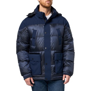 image:imageKARL LAGERFELD Mens Outerwear Down Hooded PufferNavy