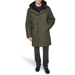 image:imageKARL LAGERFELD Mens Outerwear Hooded ParkaDark Olive