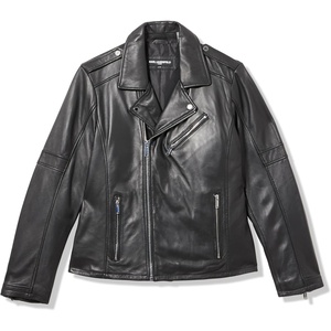 image:imageKARL LAGERFELD Mens Outerwear Leather JacketBlack